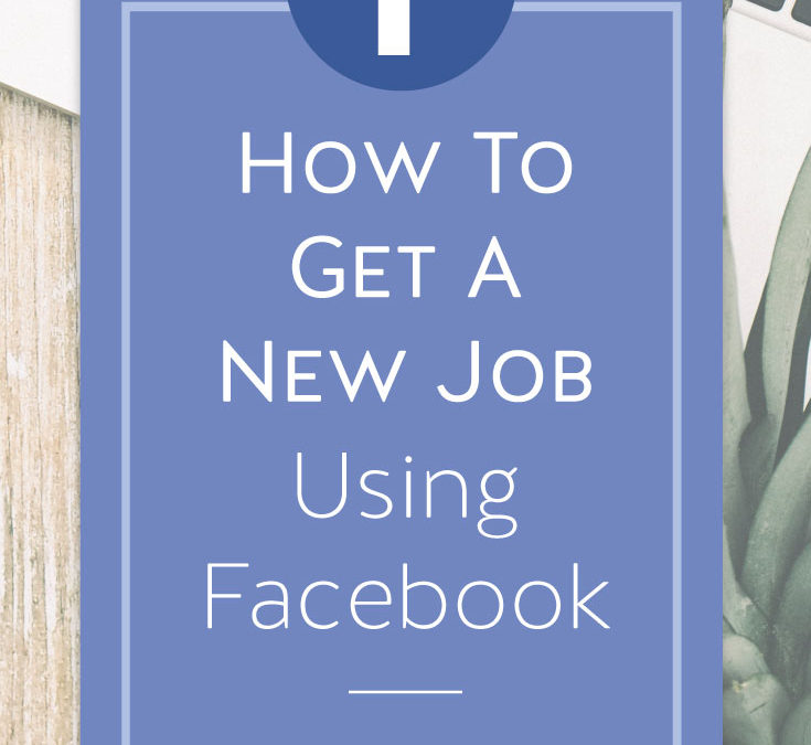 How to Get a Job Using Facebook Professor Austin
